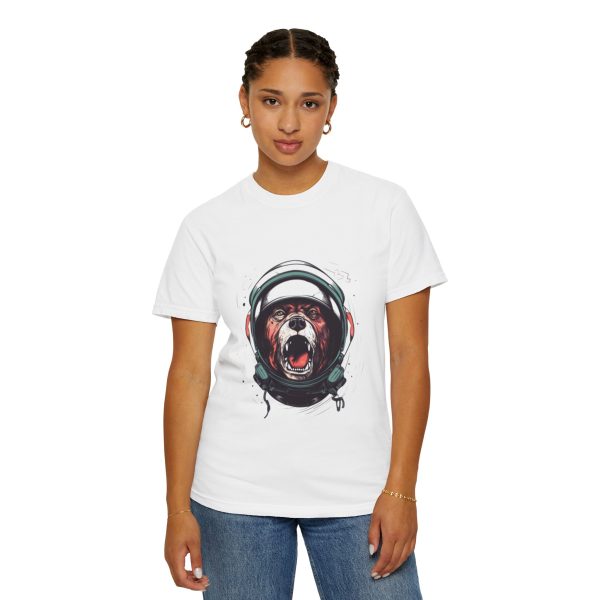 Astronaut Dog Graphic Unisex T-Shirt – Fun Space-Themed Apparel - Image 8