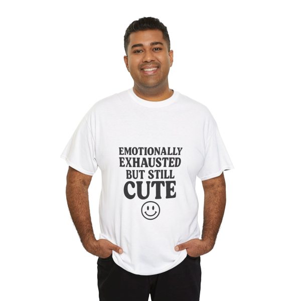 Emotional Exhaustion Unisex Heavy Cotton Tee - Cute and Comfy Casual Wear - Image 12