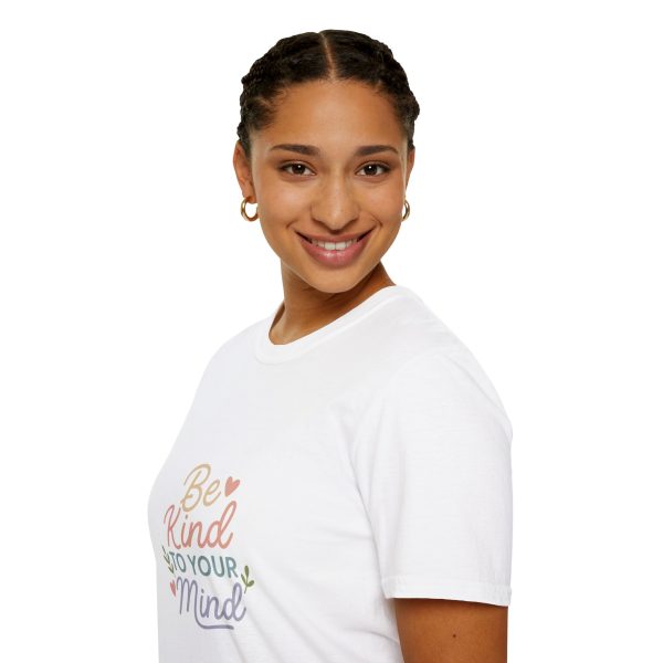 Be Kind to Your Mind T-Shirt – Unisex Softstyle Tee for Positive Vibes - Image 7