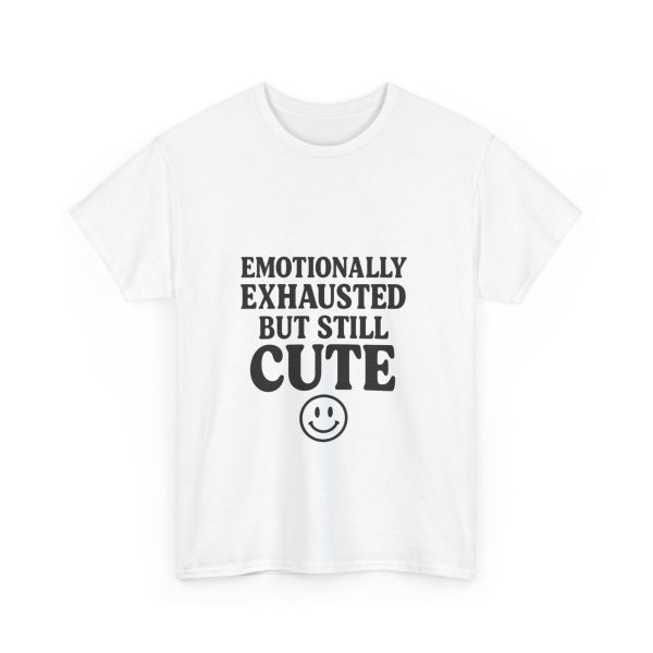 Emotional Exhaustion Unisex Heavy Cotton Tee - Cute and Comfy Casual Wear - Image 4