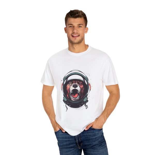Astronaut Dog Graphic Unisex T-Shirt – Fun Space-Themed Apparel - Image 5