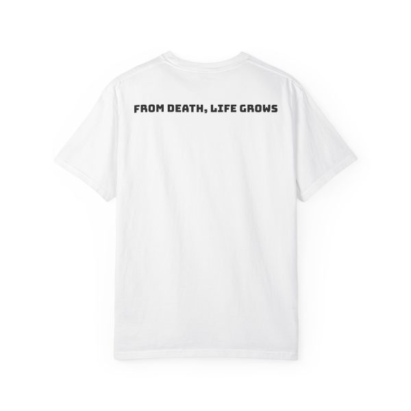 Skull & Vines Unisex T-Shirt - "From Death, Life Grows" - Image 3