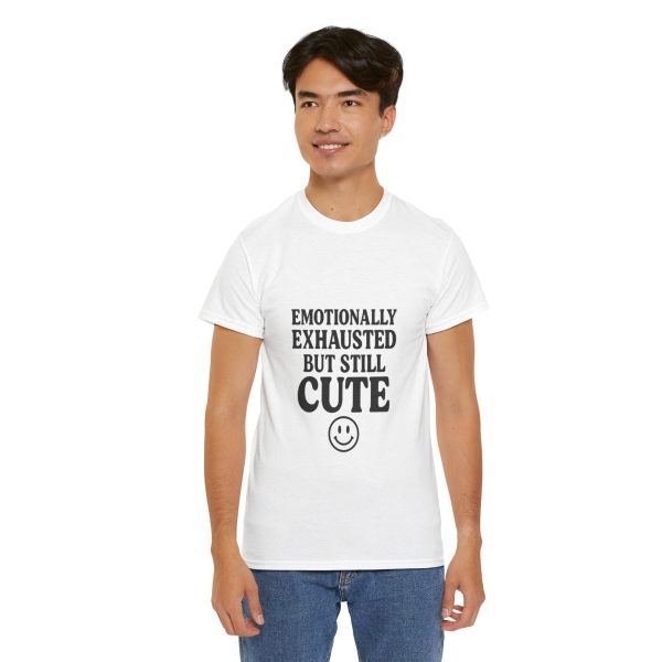Emotional Exhaustion Unisex Heavy Cotton Tee - Cute and Comfy Casual Wear - Image 13