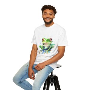 Colorful Frog Graphic Unisex T-Shirt - Eco-Friendly & Vibrant Design