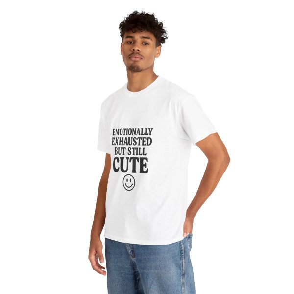 Emotional Exhaustion Unisex Heavy Cotton Tee - Cute and Comfy Casual Wear - Image 9