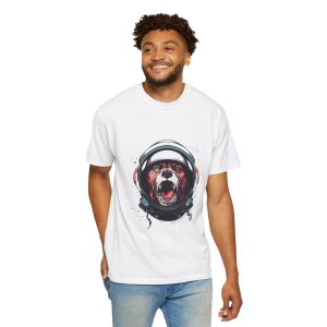 Astronaut Dog Graphic Unisex T-Shirt – Fun Space-Themed Apparel
