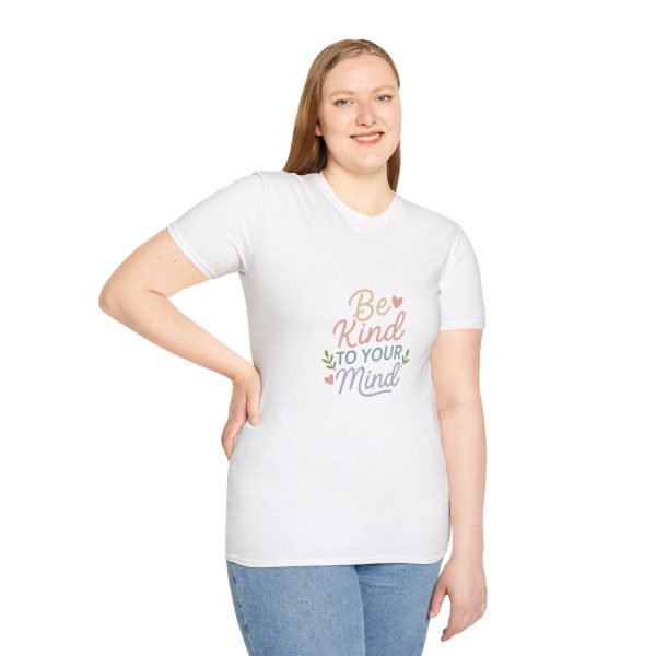 Be Kind to Your Mind T-Shirt – Unisex Softstyle Tee for Positive Vibes - Image 6
