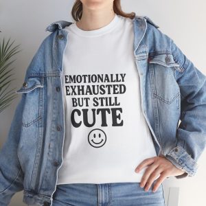 Emotional Exhaustion Unisex Heavy Cotton Tee - Cute and Comfy Casual Wear