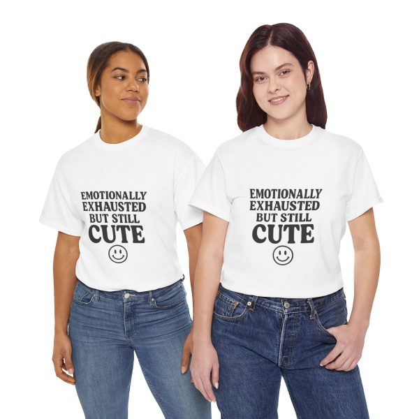 Emotional Exhaustion Unisex Heavy Cotton Tee - Cute and Comfy Casual Wear - Image 15