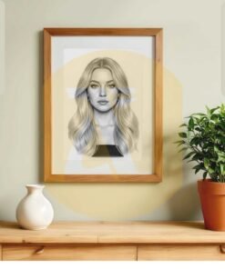 Personalized Pencil Sketch Portrait – Digital Download